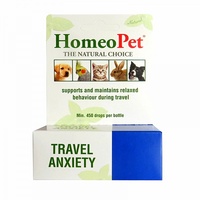 Homeopet Dog or Cat Travel Anxiety Supplement 15ml.