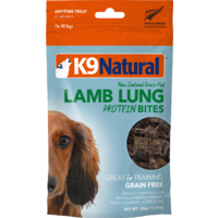 K9 Natural Lamb Lung Protein Bites Dog Treats
