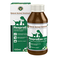 Natural Animal Solutions RespraEze 100ml Dog or Cat Respiritory Supplement