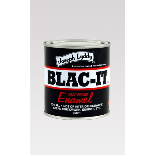 Joseph Lyddy Blac-It Paint Black 250ml Horse Hoof Enamel