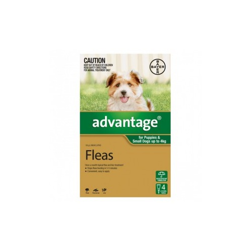 Advantage Dog Flea Treatment 4 Pack [ Size:Over 25kg ]