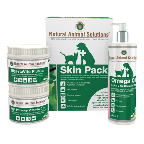 Natural Animal Solutions Dog or Cat Skin Soothing Pack