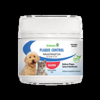 VETNEX PLAQUE CONTROL DENTAL POWDER FOR DOGS & CATS 100G Samon Flavour