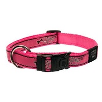 Rogz Pink Bone Collar Large