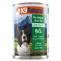 K9 Natural Lamb Tin 370gm