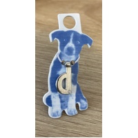 Fuzzyard letter 'D' Pet Tag