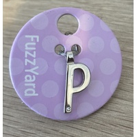 Fuzzyard Letter 'P' Pet Tag