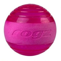 Rogz Squeekz Ball for Dogs Pink medium