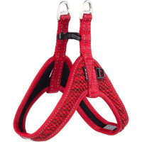 Rogz Fast Fit Harness Red Small/Medium