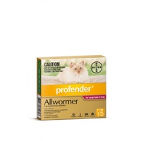Profender Spot On Wormer for Cats 5-8kg 2 Pack