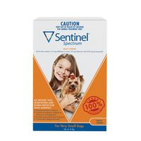 Sentinel Spectrum 6 pack [ Size:Under 4kg ]