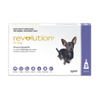 Revolution Dog (2.6kg-5kg) Sml Purple [ Size:3 Pack ]