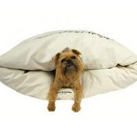 Snuggle Pod - Vintage Style 100% Raw Cotton Dog Bed