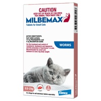 Milbemax Cat Wormer 0-2kg 2's