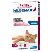 Milbemax All Wormer for Cats over 2kg 2pk