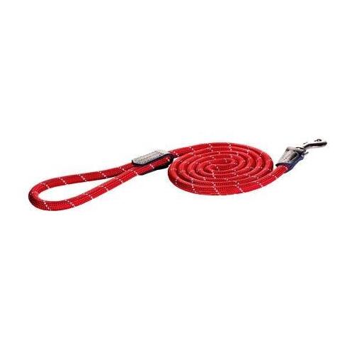 Rogz Rope Dog Lead [Colour: Red] [Size: Large]