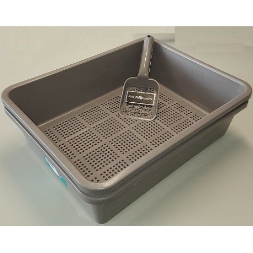 Kitter Litter Tray for Cats [Colour: Charcoal]
