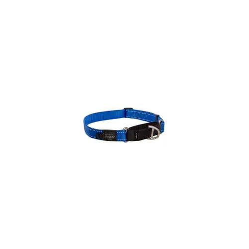Rogz Martingale Utility Control Webbing Dog Collar [Colour: Blue] [Size: Medium]
