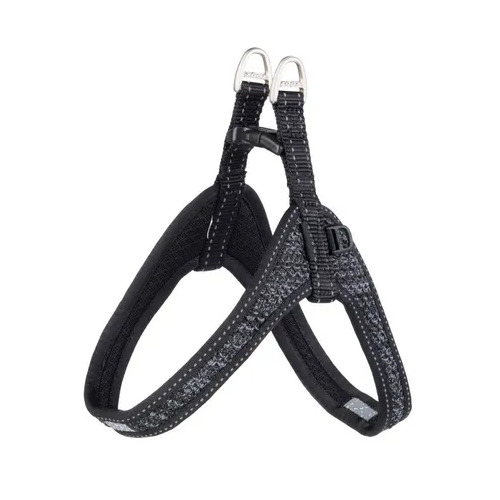 Rogz Fast Fit Harness [Colour: Black Panther] [Size: Small/Medium]