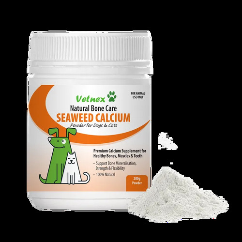 Vetnex Seaweed Calcium Powder for Dogs and Cats 200gm