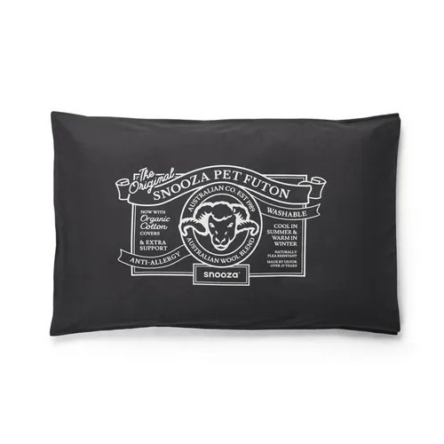 Snooza Pet Futon [Colour: Charcoal] [Size: original]