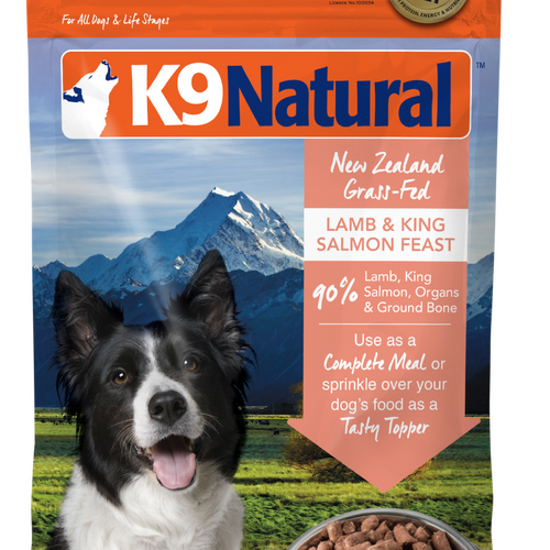 K9 Natural Lamb & King Salmon Feast 100gm