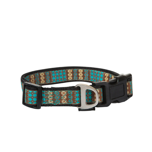 Hamish McBeth Swimmables Dog Collar Blue Flower Large