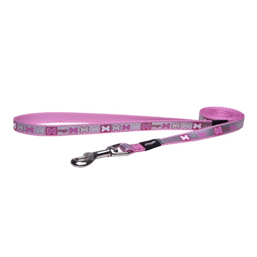 Rogz Pupz Reflecto Lead Pink Extra Small