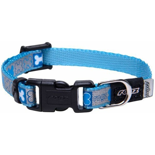 Rogz Pupz Reflecto Collar Blue Small