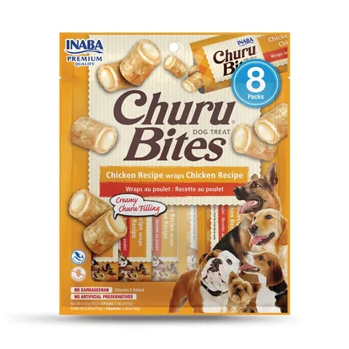 INABA CHURU BITES CHICKEN RECIPE WRAPS CHICKEN RECIPE 8 pack