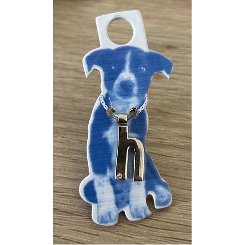 Fuzzyard letter 'H' Pet Tag