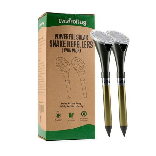 Enviro Bug Solar Snake Repeller Twin Pack