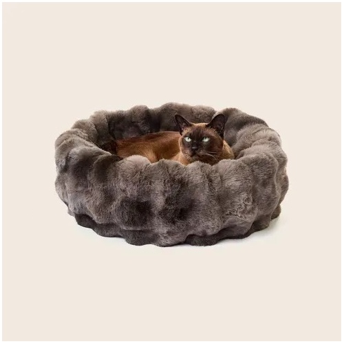 Snooza Luxe Bubble Fur Cuddler [Size: Small] Colour Pewter