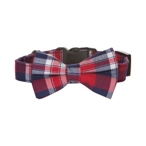 Hamish McBeth Tartan BowTie Dog Collar Small