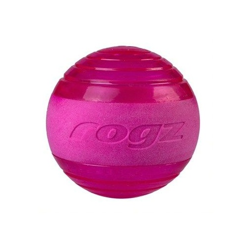 Rogz Squeekz Ball for Dogs Pink medium