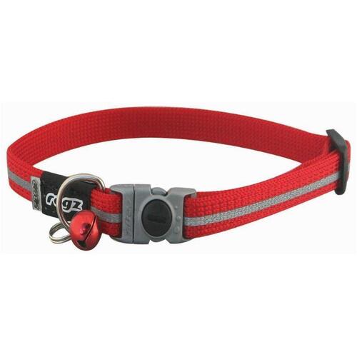 Rogz Alley Cat Adjustable Collars [ Color:Red ]