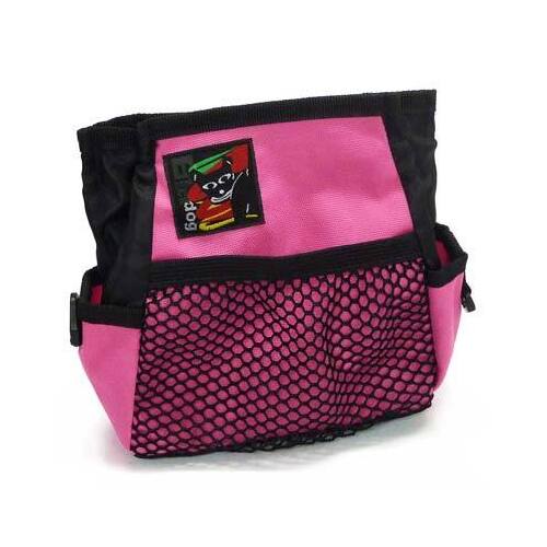 Black Dog Treat Tote [colour: Pink] [Style: Plus Belt]