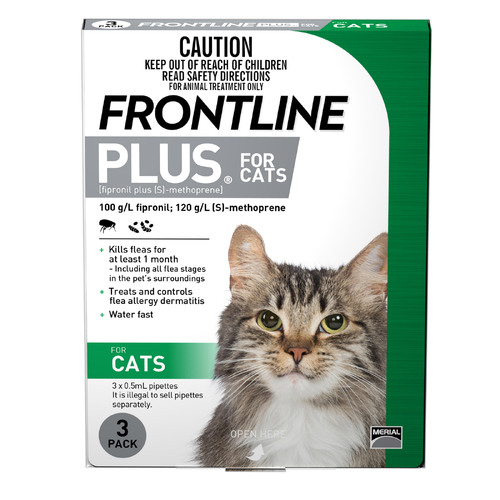 Frontline Plus for Cats [ Size:3 Pack ]