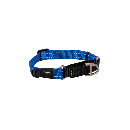 Rogz Webbing Control Collar [colour: Blue] [Size: Small]